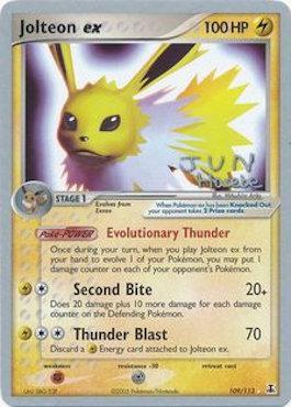 Jolteon ex (109/113) (Flyvees - Jun Hasebe) [World Championships 2007] | Game Master's Emporium (The New GME)