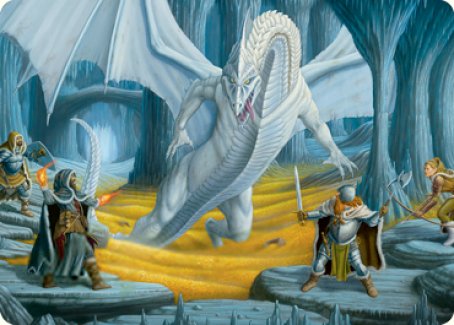 Cave of the Frost Dragon Art Card [Dungeons & Dragons: Adventures in the Forgotten Realms Art Series] | Game Master's Emporium (The New GME)