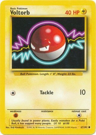 Voltorb (67/102) [Base Set Unlimited] | Game Master's Emporium (The New GME)