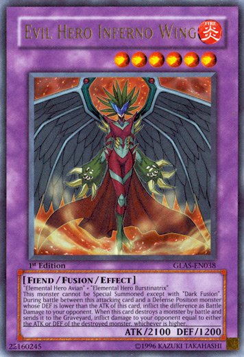 Evil Hero Inferno Wing [GLAS-EN038] Ultra Rare | Game Master's Emporium (The New GME)