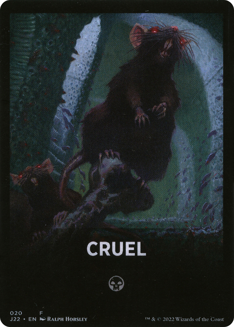 Cruel Theme Card [Jumpstart 2022 Front Cards] | Game Master's Emporium (The New GME)