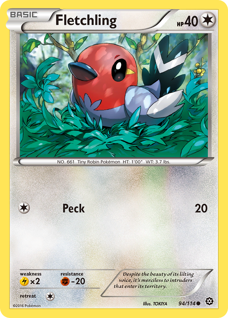 Fletchling (94/114) [XY: Steam Siege] | Game Master's Emporium (The New GME)