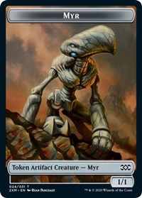 Myr (024) // Thopter (026) Double-Sided Token [Double Masters Tokens] | Game Master's Emporium (The New GME)