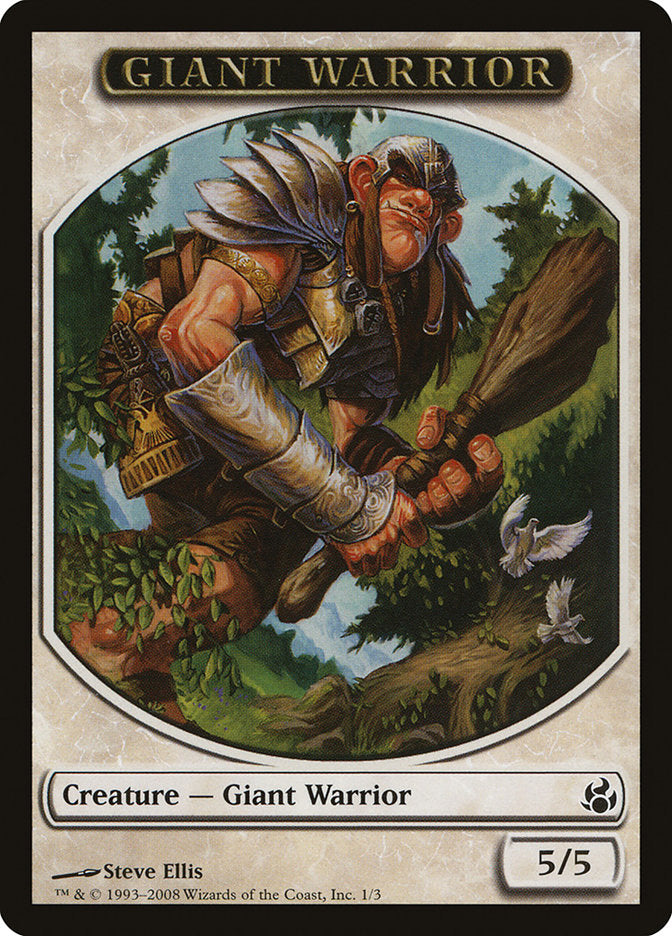 Giant Warrior Token [Morningtide Tokens] | Game Master's Emporium (The New GME)
