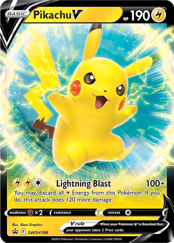 Pikachu V (SWSH198) [Sword & Shield: Black Star Promos] | Game Master's Emporium (The New GME)