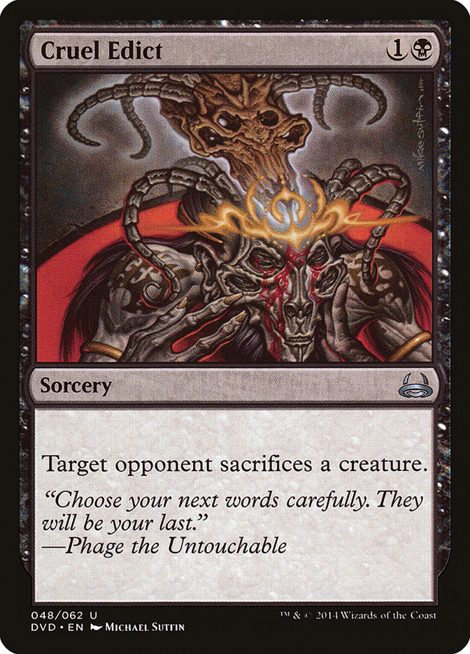 Cruel Edict (Divine vs. Demonic) [Duel Decks Anthology] | Game Master's Emporium (The New GME)