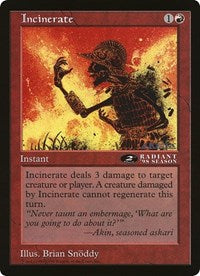 Incinerate (Oversized) [Oversize Cards] | Game Master's Emporium (The New GME)