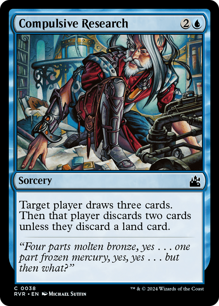 Compulsive Research [Ravnica Remastered] | Game Master's Emporium (The New GME)