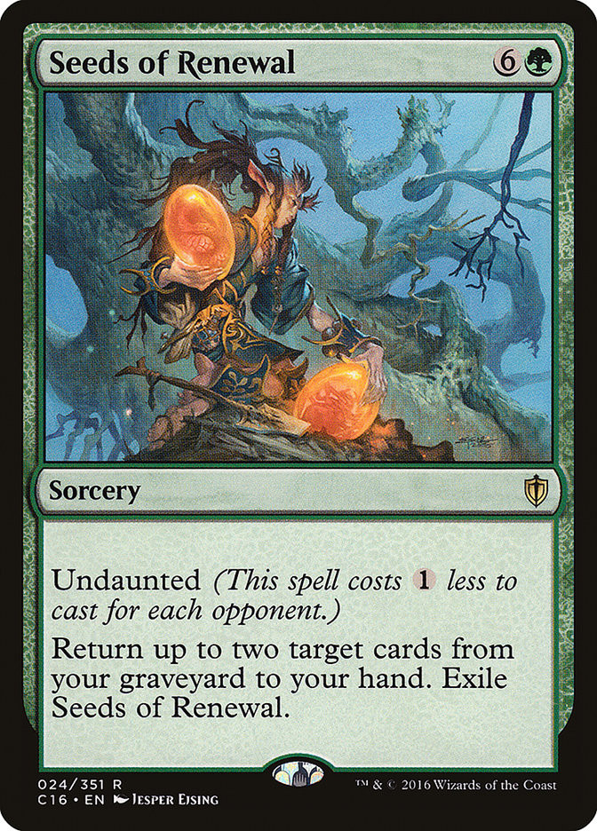 Seeds of Renewal [Commander 2016] | Game Master's Emporium (The New GME)