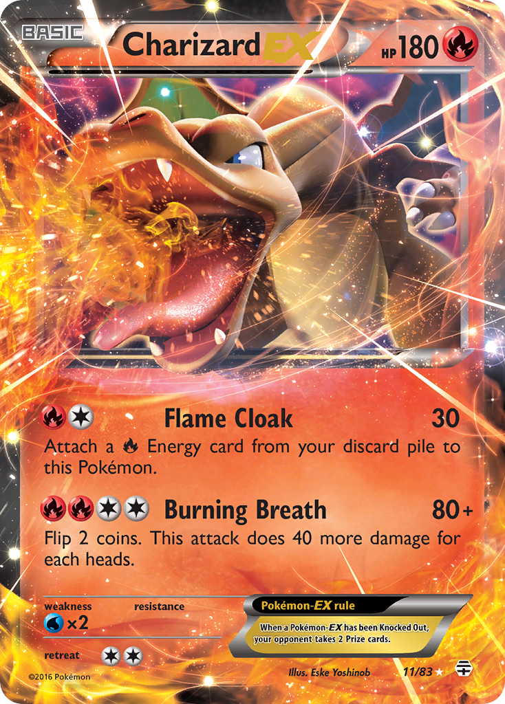 Charizard EX (11/83) [XY: Generations] | Game Master's Emporium (The New GME)