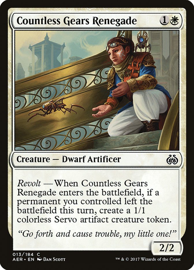 Countless Gears Renegade [Aether Revolt] | Game Master's Emporium (The New GME)