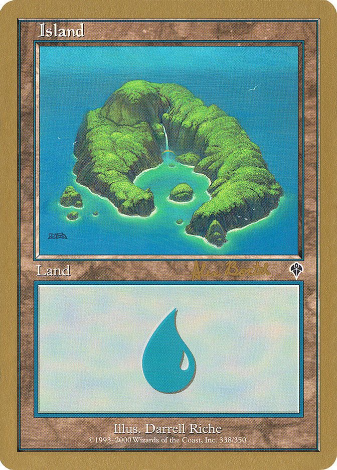 Island (ab338) (Alex Borteh) [World Championship Decks 2001] | Game Master's Emporium (The New GME)