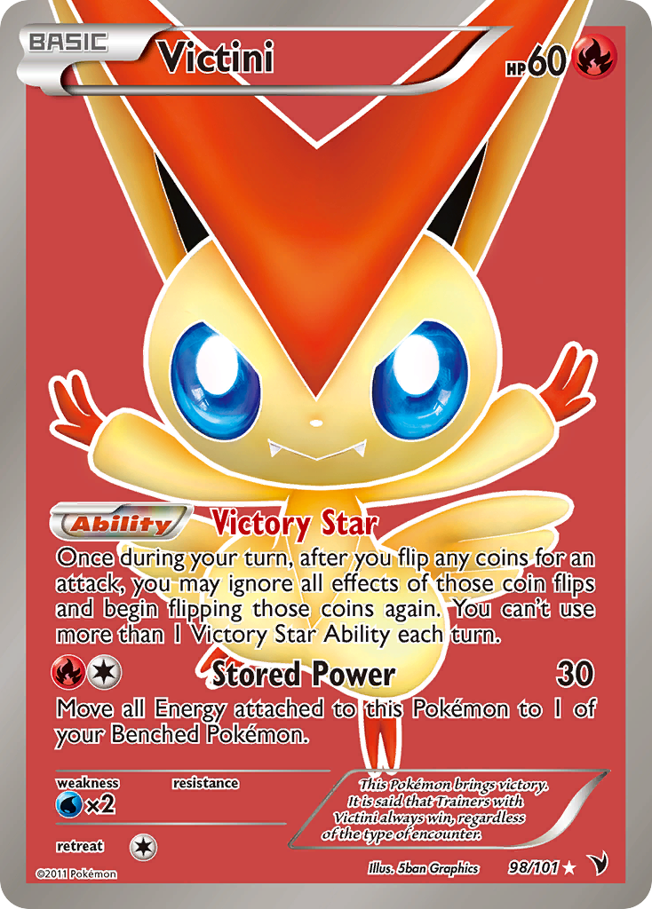 Victini (98/101) [Black & White: Noble Victories] | Game Master's Emporium (The New GME)
