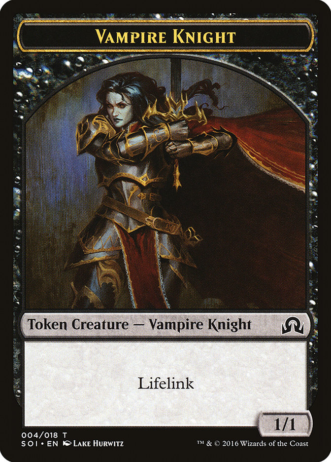 Vampire Knight Token [Shadows over Innistrad Tokens] | Game Master's Emporium (The New GME)