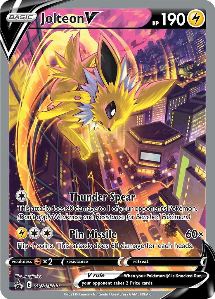 Jolteon V (SWSH183) [Sword & Shield: Black Star Promos] | Game Master's Emporium (The New GME)