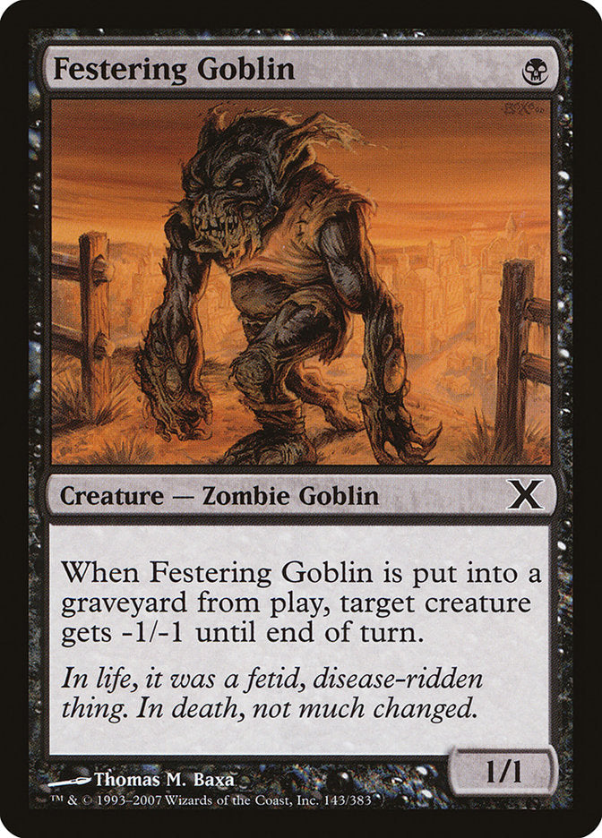 Festering Goblin [Tenth Edition] | Game Master's Emporium (The New GME)