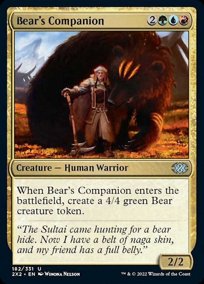 Bear's Companion [Double Masters 2022] | Game Master's Emporium (The New GME)