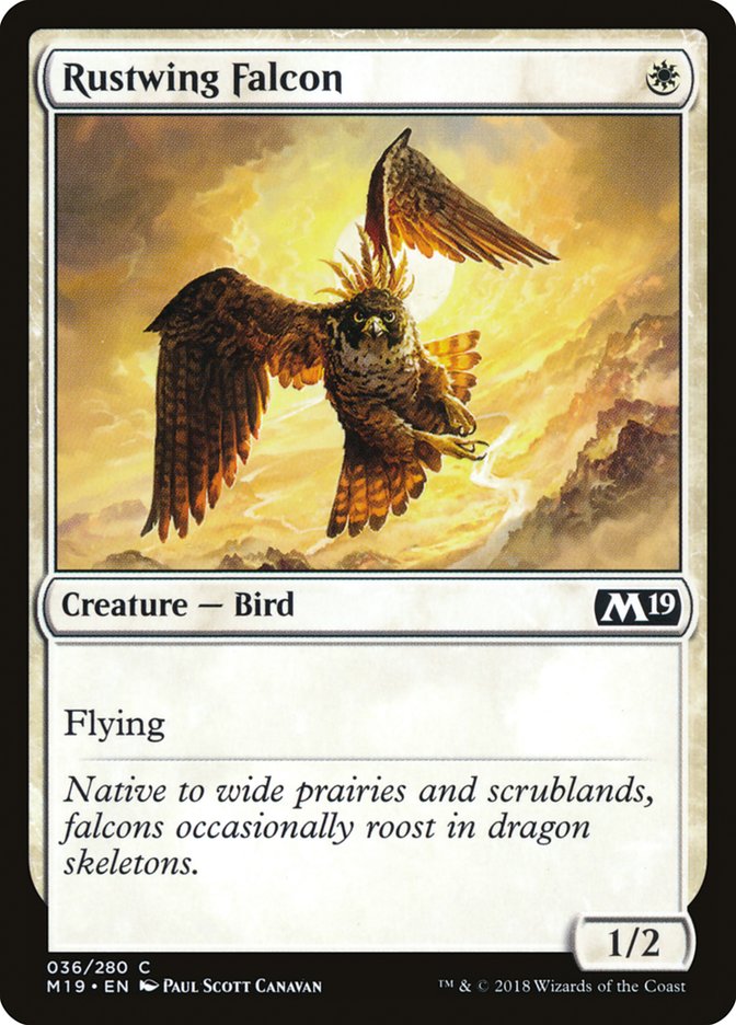 Rustwing Falcon [Core Set 2019] | Game Master's Emporium (The New GME)