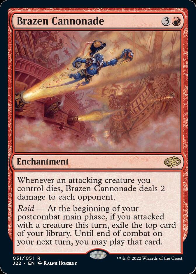 Brazen Cannonade [Jumpstart 2022] | Game Master's Emporium (The New GME)