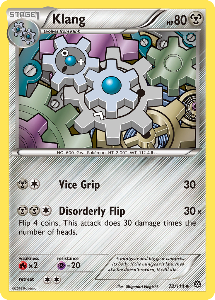 Klang (72/114) [XY: Steam Siege] | Game Master's Emporium (The New GME)