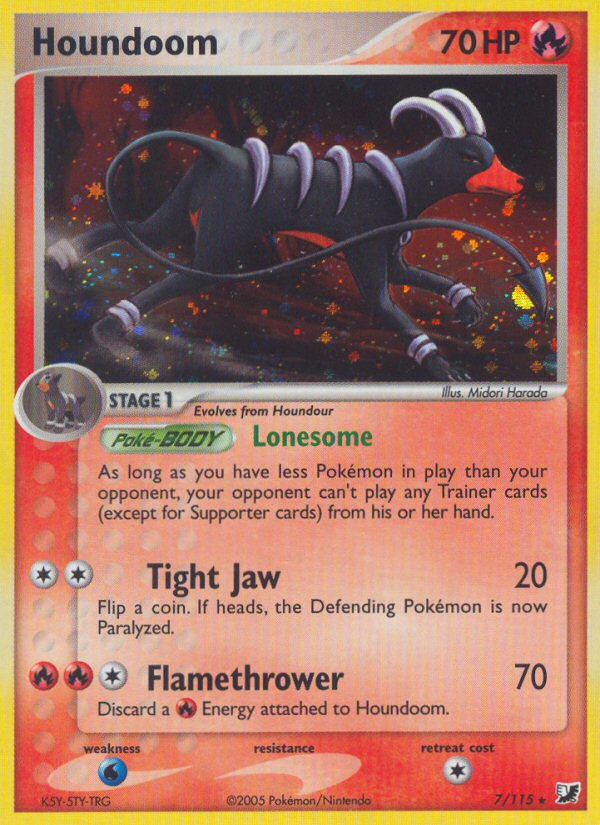 Houndoom (7/115) [EX: Unseen Forces] | Game Master's Emporium (The New GME)