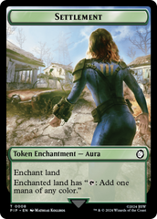 Settlement // Human Soldier Double-Sided Token [Fallout Tokens] | Game Master's Emporium (The New GME)