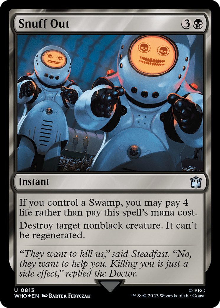 Snuff Out (Surge Foil) [Doctor Who] | Game Master's Emporium (The New GME)