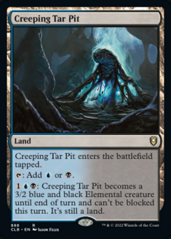 Creeping Tar Pit [Commander Legends: Battle for Baldur's Gate] | Game Master's Emporium (The New GME)
