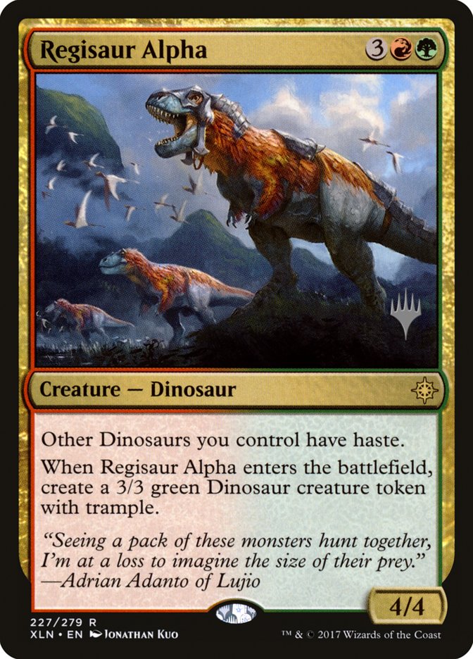 Regisaur Alpha (Promo Pack) [Ixalan Promos] | Game Master's Emporium (The New GME)