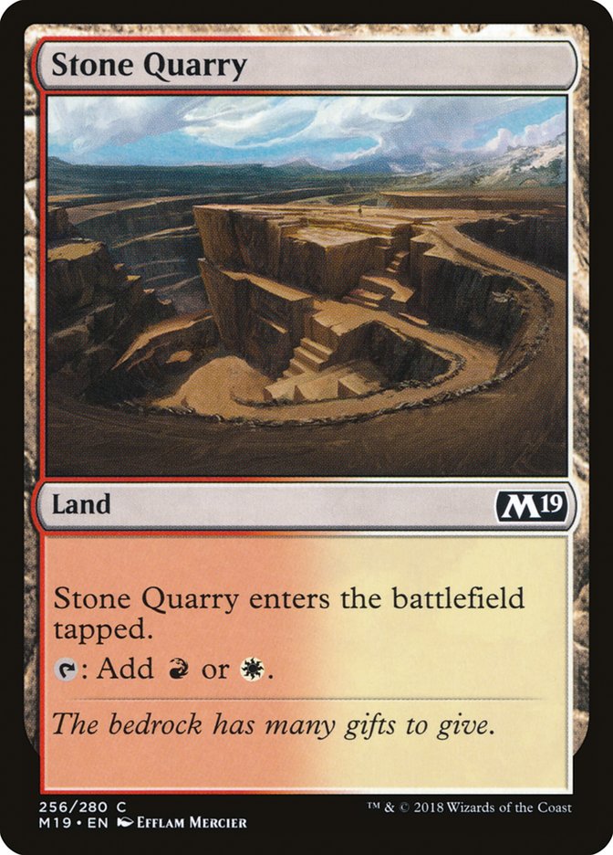 Stone Quarry [Core Set 2019] | Game Master's Emporium (The New GME)