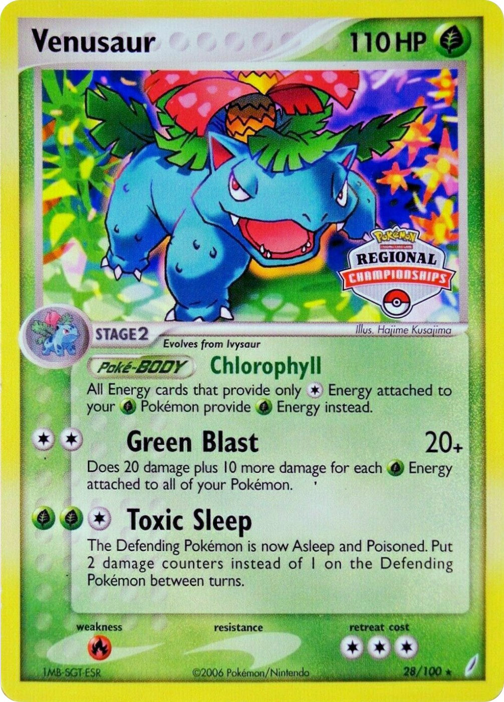 Venusaur (28/100) (Regional Championship Promo) [EX: Crystal Guardians] | Game Master's Emporium (The New GME)