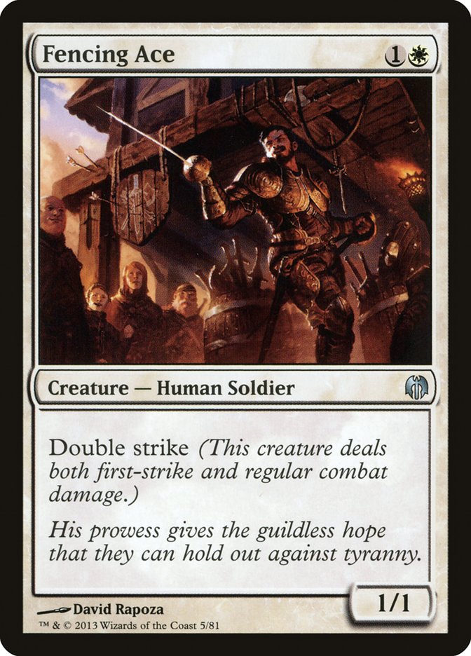 Fencing Ace [Duel Decks: Heroes vs. Monsters] | Game Master's Emporium (The New GME)