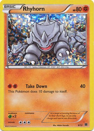 Rhyhorn (8/12) [McDonald's Promos: 2015 Collection] | Game Master's Emporium (The New GME)