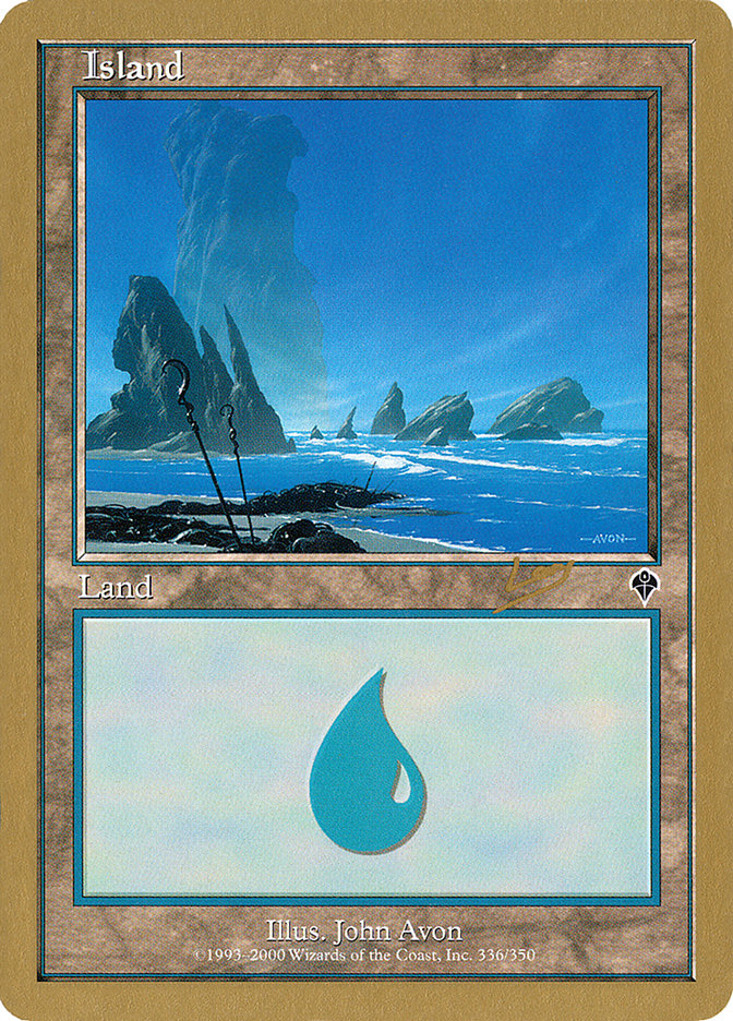 Island (rl336) (Raphael Levy) [World Championship Decks 2002] | Game Master's Emporium (The New GME)