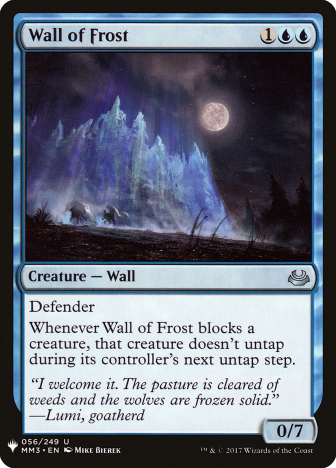 Wall of Frost [Mystery Booster] | Game Master's Emporium (The New GME)