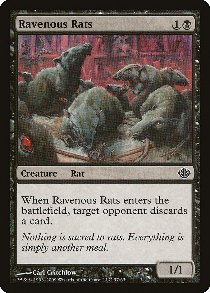 Ravenous Rats [Duel Decks: Garruk vs. Liliana] | Game Master's Emporium (The New GME)