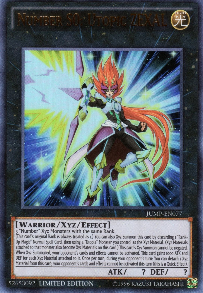 Number S0: Utopic ZEXAL [JUMP-EN077] Ultra Rare | Game Master's Emporium (The New GME)