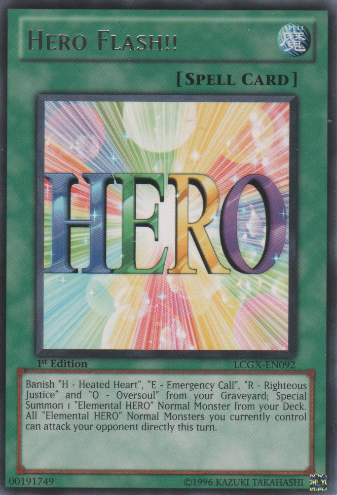 Hero Flash!! [LCGX-EN092] Rare | Game Master's Emporium (The New GME)