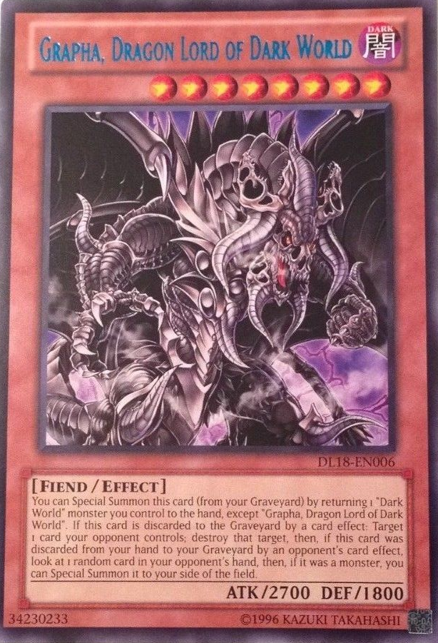 Grapha, Dragon Lord of Dark World (Blue) [DL18-EN006] Rare | Game Master's Emporium (The New GME)