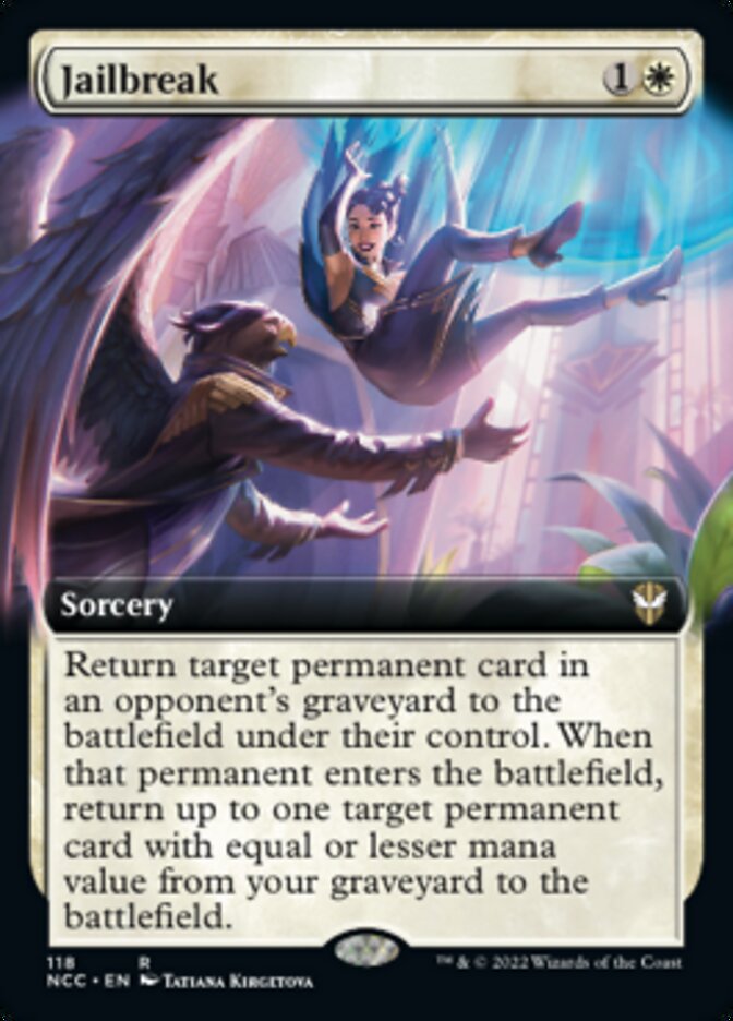 Jailbreak (Extended Art) [Streets of New Capenna Commander] | Game Master's Emporium (The New GME)