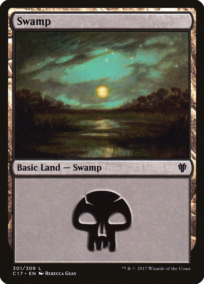 Swamp (301) [Commander 2017] | Game Master's Emporium (The New GME)