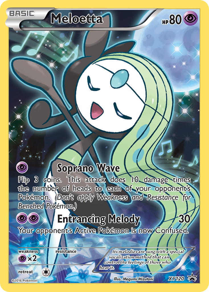 Meloetta (XY120) [XY: Black Star Promos] | Game Master's Emporium (The New GME)