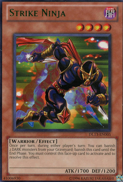 Strike Ninja (Green) [DL13-EN005] Rare | Game Master's Emporium (The New GME)