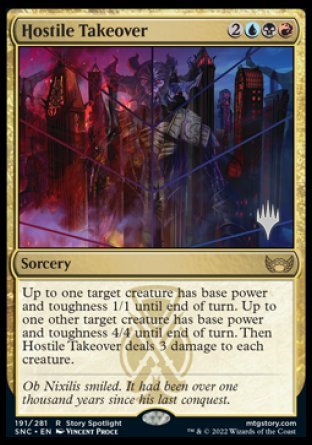 Hostile Takeover (Promo Pack) [Streets of New Capenna Promos] | Game Master's Emporium (The New GME)