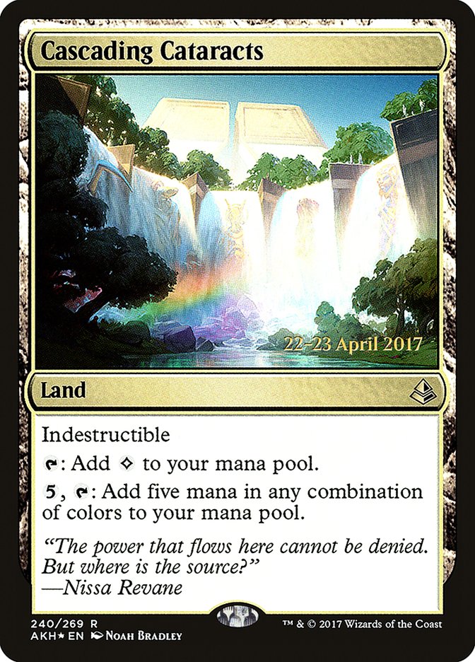 Cascading Cataracts [Amonkhet Prerelease Promos] | Game Master's Emporium (The New GME)