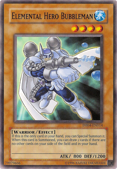 Elemental Hero Bubbleman [DR04-EN014] Common | Game Master's Emporium (The New GME)
