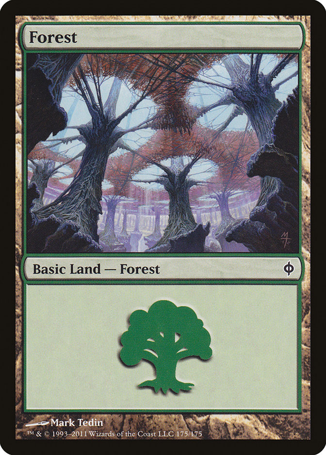 Forest (175) [New Phyrexia] | Game Master's Emporium (The New GME)