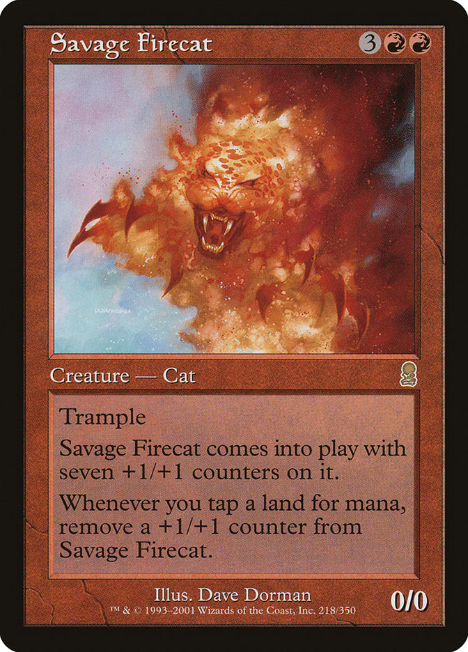 Savage Firecat [Odyssey] | Game Master's Emporium (The New GME)