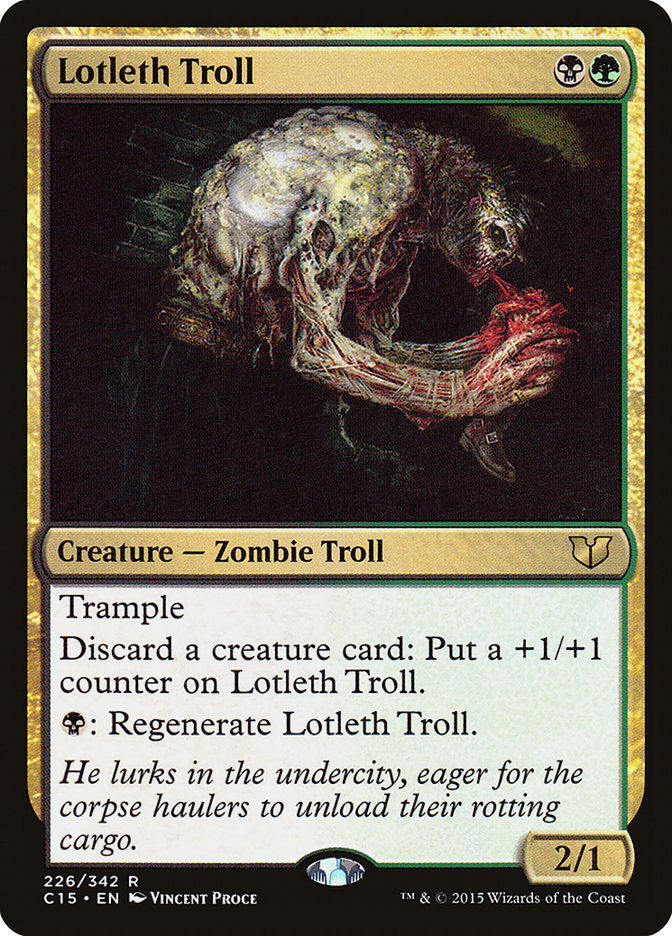 Lotleth Troll [Commander 2015] | Game Master's Emporium (The New GME)