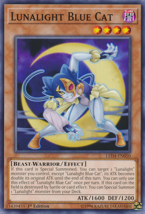 Lunalight Blue Cat [LED4-EN050] Common | Game Master's Emporium (The New GME)